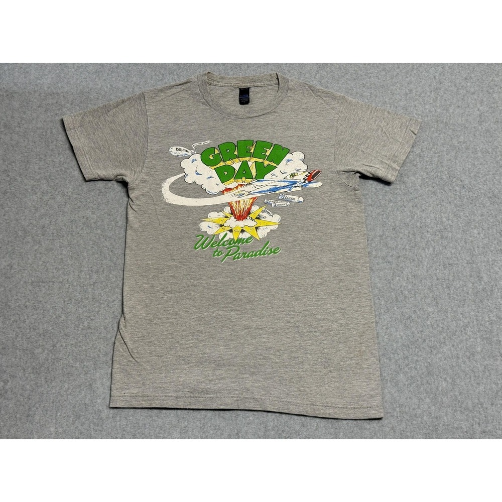 Green Day Shirt Unisex Small Welcome To Paradise‎ Band Graphic Tee Rock Music